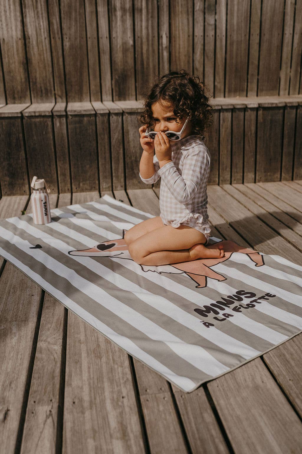 Serviette plage enfant Minus - Renard