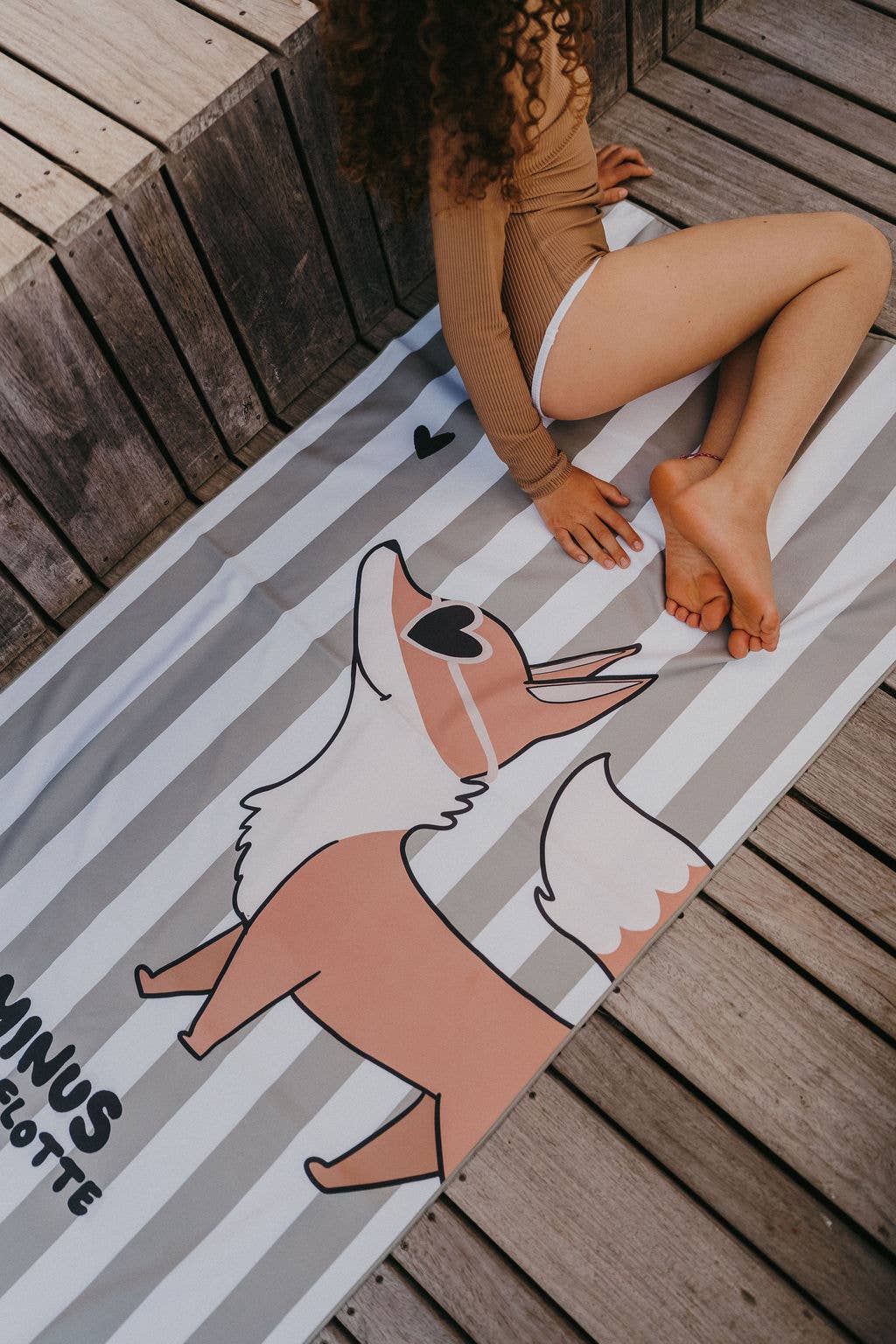 Serviette plage enfant Minus - Renard