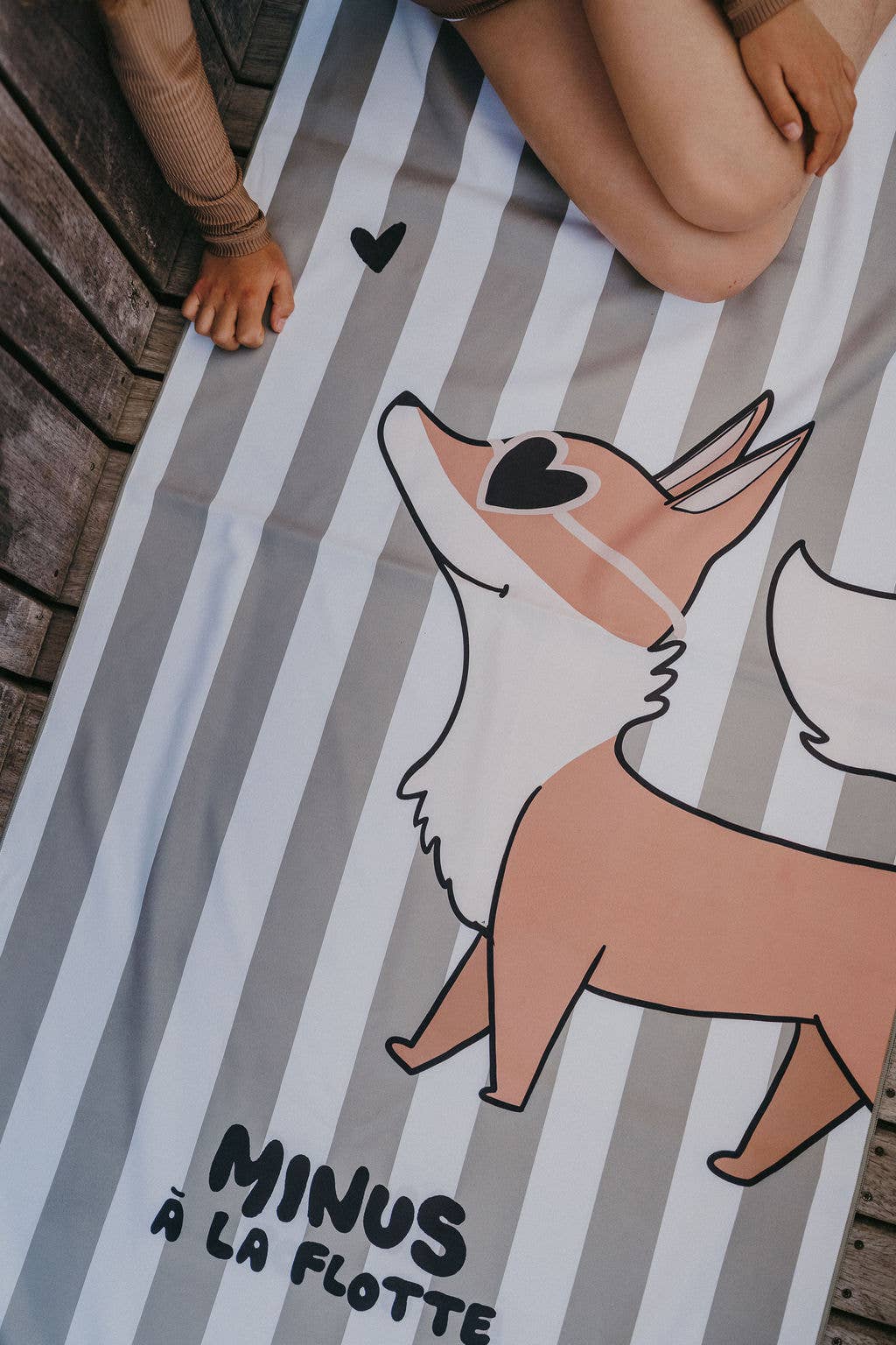 Serviette plage enfant Minus - Renard