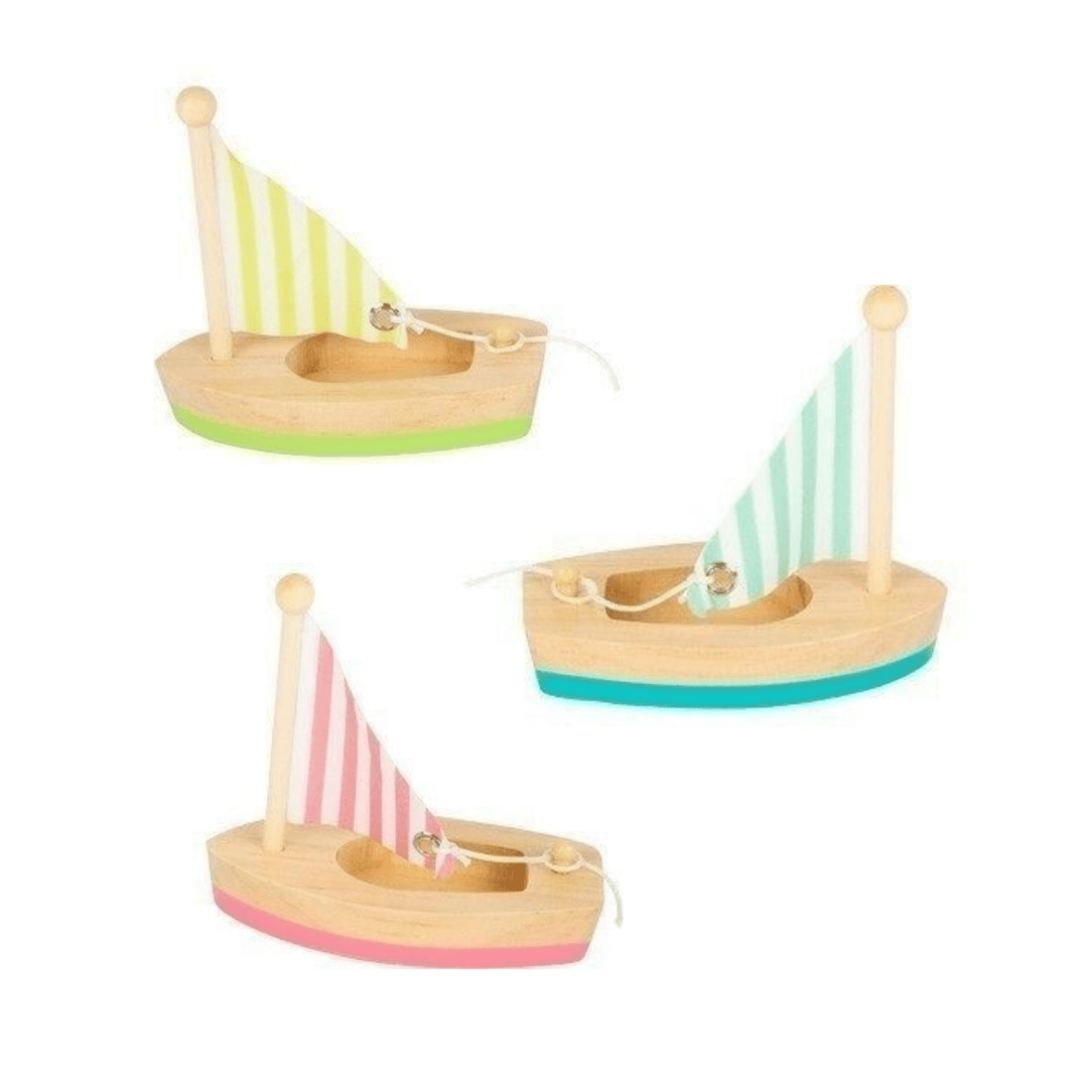 SET DE 3 JOUETS DE BAIN &quot;VOILIERS&quot; - small foot - Lili Margaret