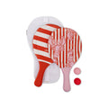 Set de beach tennis rose Lobste