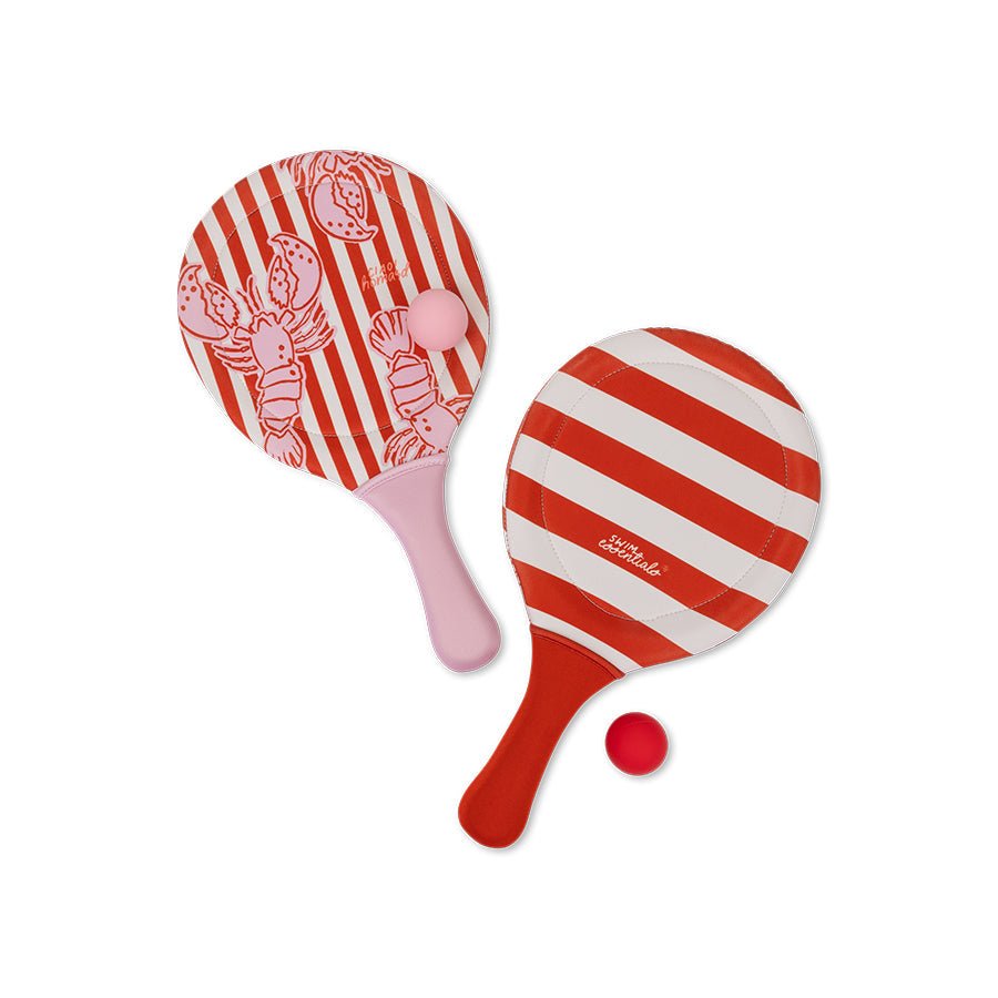 Set de beach tennis rose Lobste