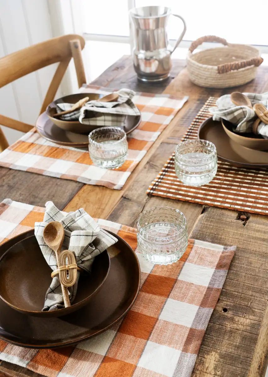 Set de table en coton à carreaux - Madam Stoltz