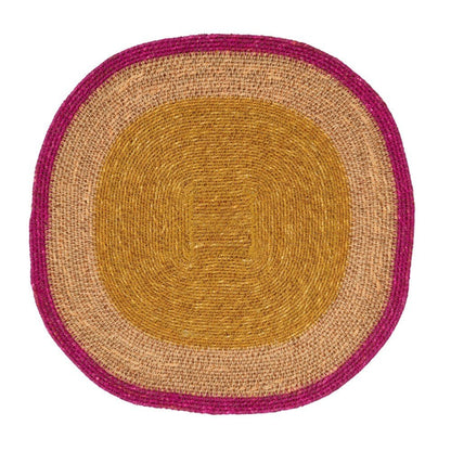 Set de table jonc de mer fuchsia mais - Bonheur du Jour - Lili Margaret
