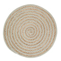 Set de table rond fibres naturelles - madam stoltz