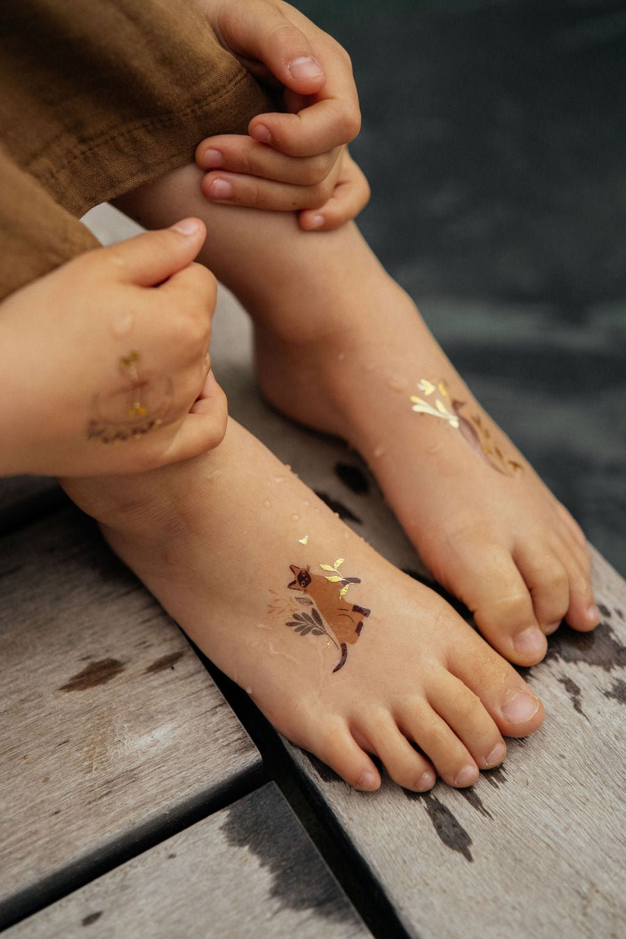 Set tatouages éphémères enfant - poésie & nature