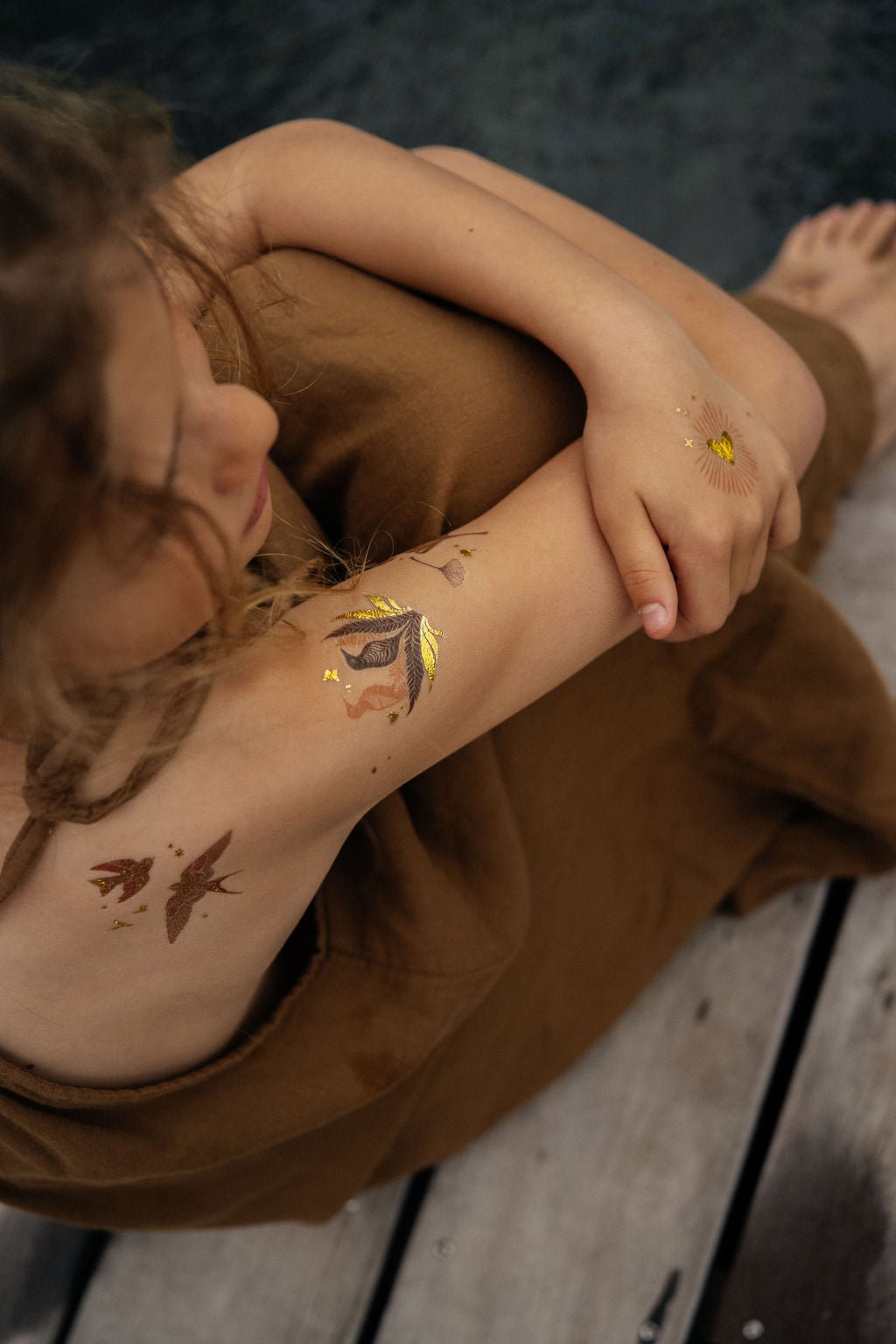 Set tatouages éphémères enfant - poésie & nature