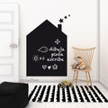 Sticker mural ardoise "maison" - nicolasito