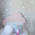 Sticker mural "etoiles mix blanc" - nicolasito