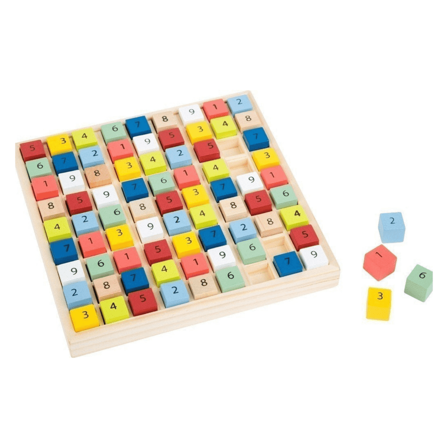 Sudoku en bois - jeu éducatif pour enfant