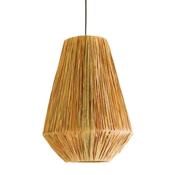 Suspension en raphia naturel endah - soeji