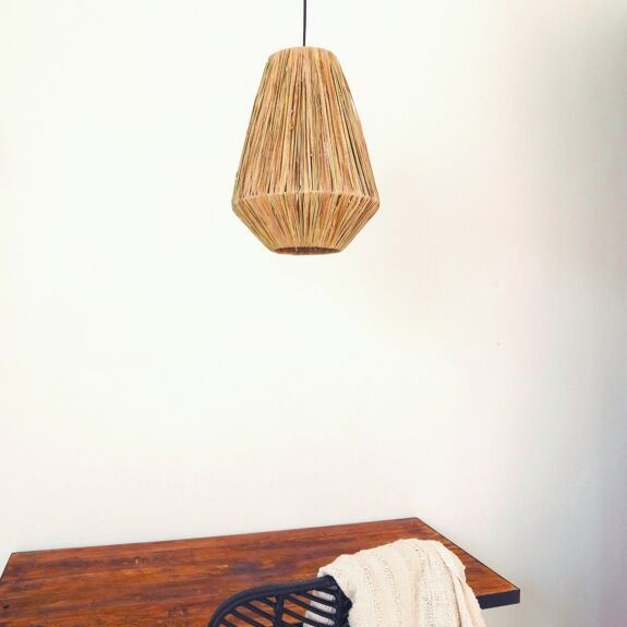 Suspension en raphia naturel endah - soeji