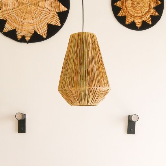 Suspension en raphia naturel endah - soeji