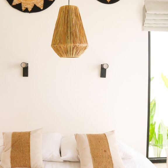 Suspension en raphia naturel endah - soeji