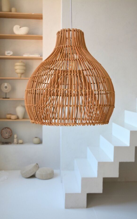 Suspension en rotin gili - luminaire naturel | hippie monkey