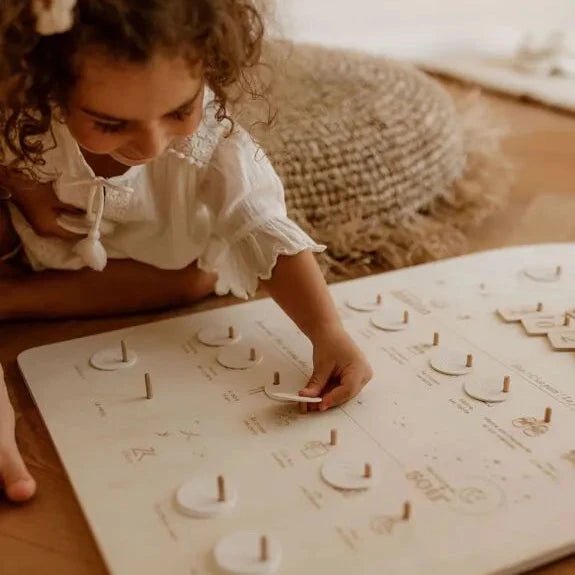 TABLEAU ÉDUCATIF &quot;MES PETITES ROUTINES&quot; - Zakuw - Lili Margaret