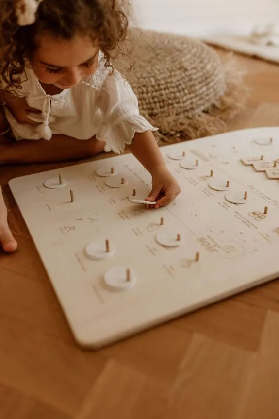 TABLEAU ÉDUCATIF &quot;MES PETITES ROUTINES&quot; - Zakuw