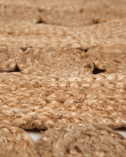 Tapis rond en jute naturel style bohème - Lili Margaret
