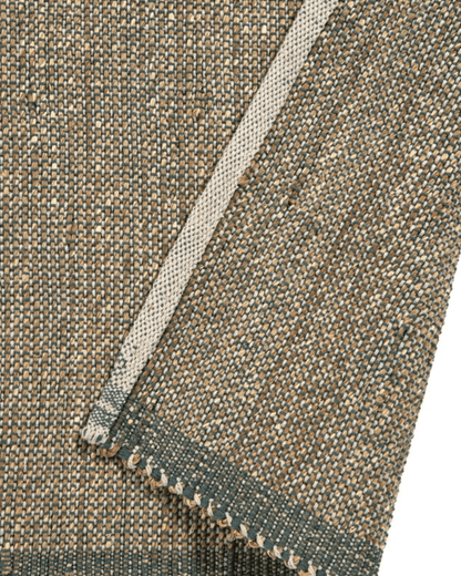 Tapis terracotta en jonc de mer Karan - Lili Margaret