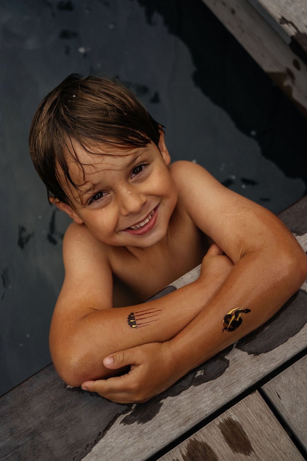 Tatouages éphémères enfant - jungle & animaux