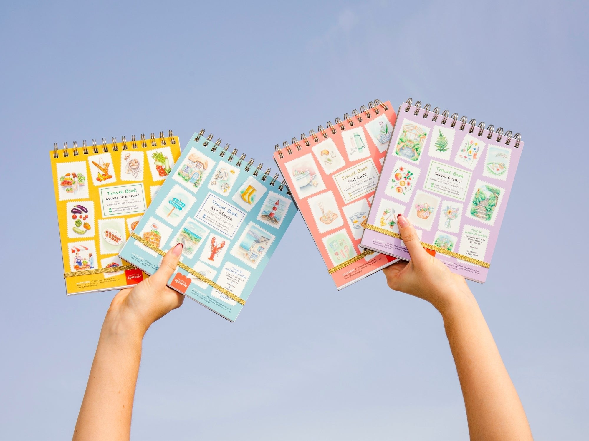 Travel Book aquarelle Secret Garden