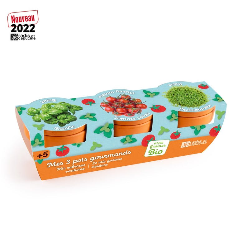 Trio de plantes gourmandes