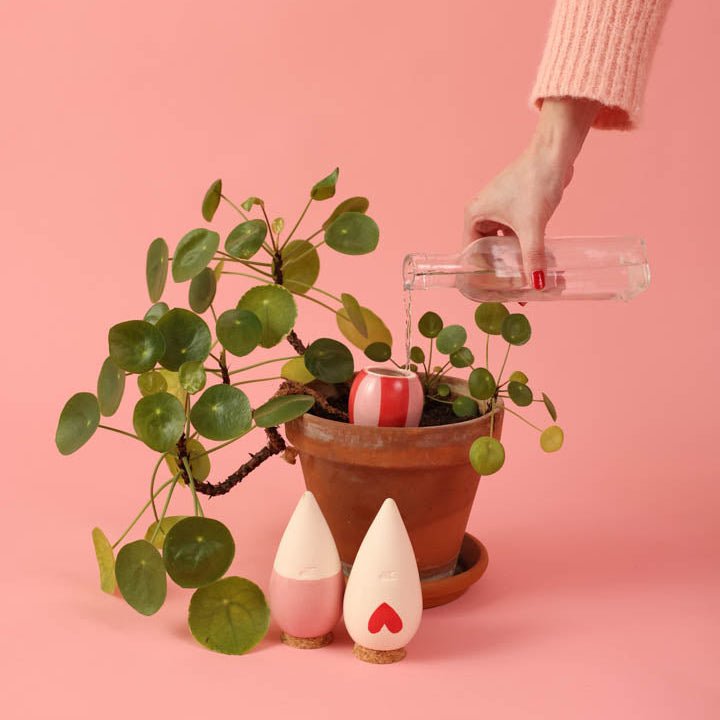 Trio mini olla rayée en terre cuite Les Lovers - pepin