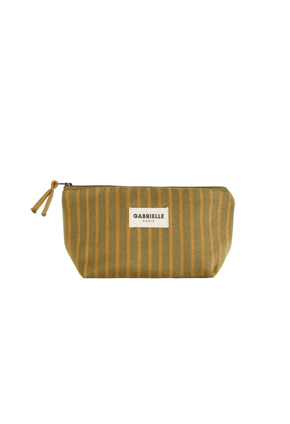 Trousse de maquillage en coton Rayures Rivoli - Gabrielle Paris - vue 2