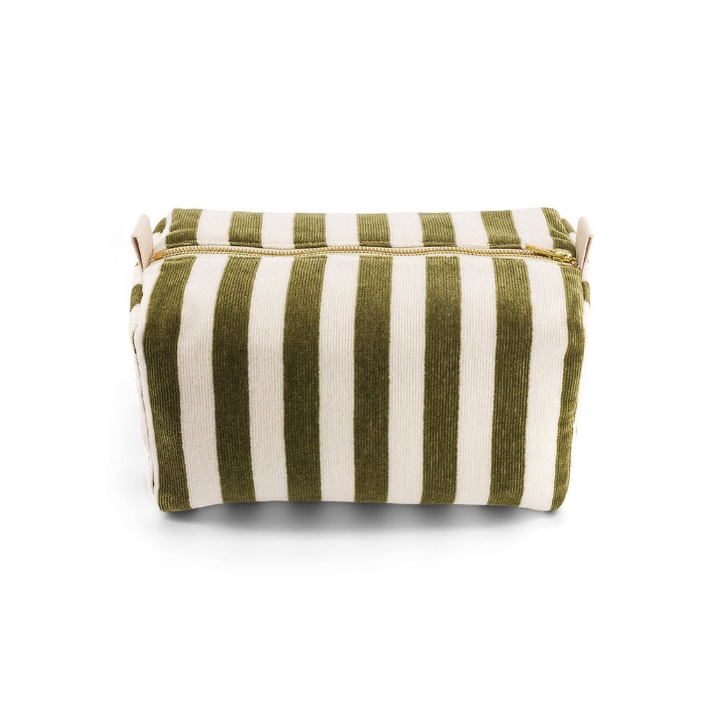 Trousse de toilette enfant en éponge kaki - Rose in April