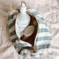 Trousse de toilette enfant éponge bleu ciel - Rose in April