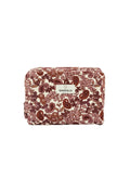 Trousse de toilette femme arabesque bordeaux en coton - Gabrielle Paris