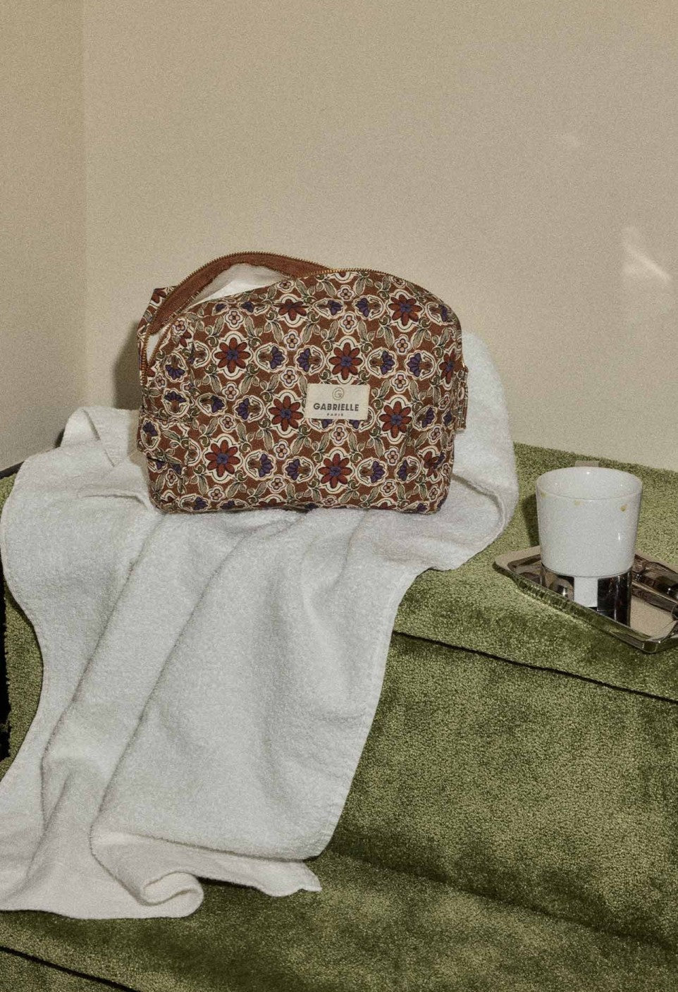 Trousse de toilette femme bijou rubis imperméable - Gabrielle Paris - Lili Margaret