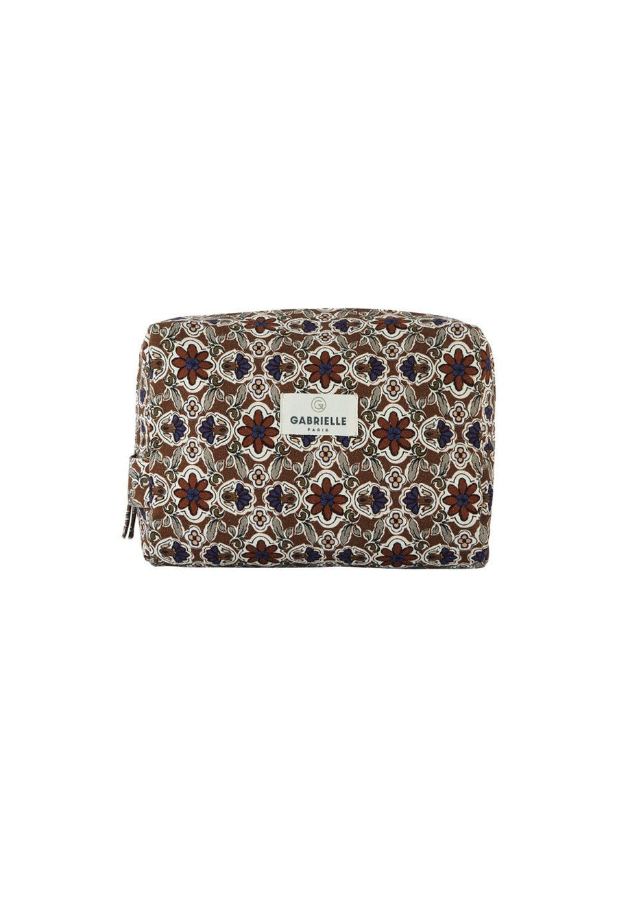Trousse de toilette femme bijou rubis en coton