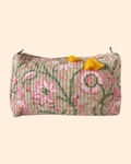 Trousse de toilette imprimée fleurie fidji - claire beaugrand