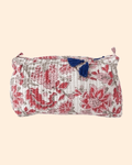 Trousse de toilette imprimée fleurie isana - claire beaugrand