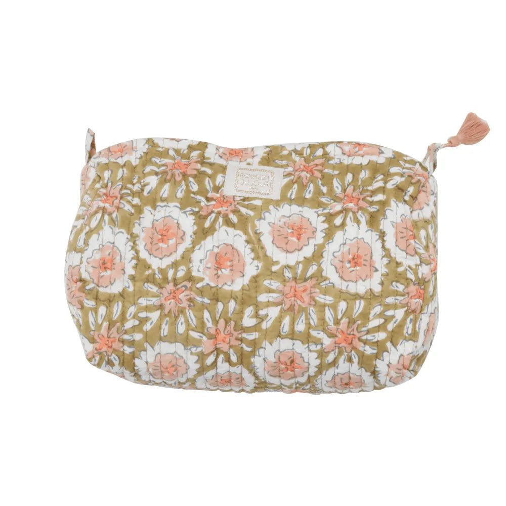 TROUSSE DE TOILETTE INDIRA MARGOTTE OLIVE - Bonheur du Jour - Lili Margaret