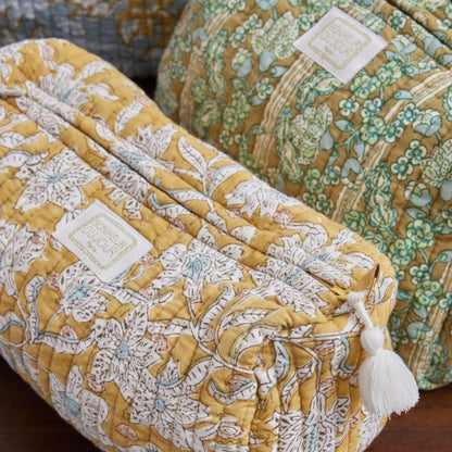 Trousse de toilette lotus absynthe - Bonheur du Jour Paris - Lili Margaret