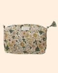 Trousse de toilette matelassée indira amaia rose corail - bonheur du jour