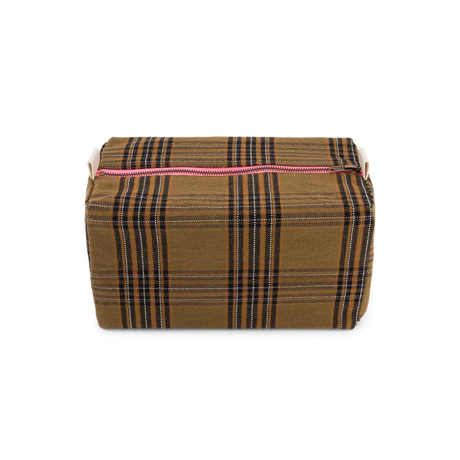 Trousse de toilette Vic Tartan en tissu
