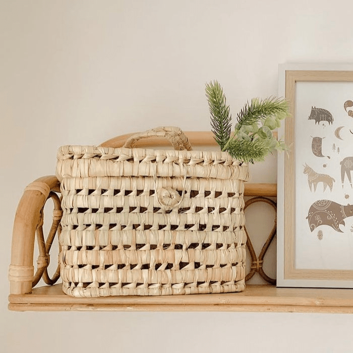 Vanity de rangement en palme naturelle - jacky and family