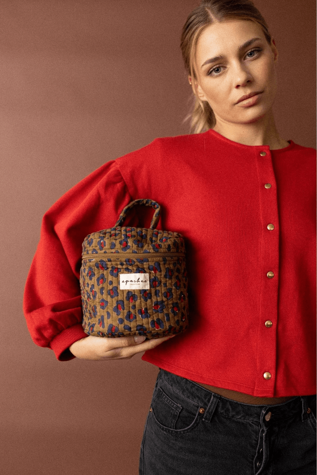 Vanity en tissu Léopard Fire - Apaches Collections