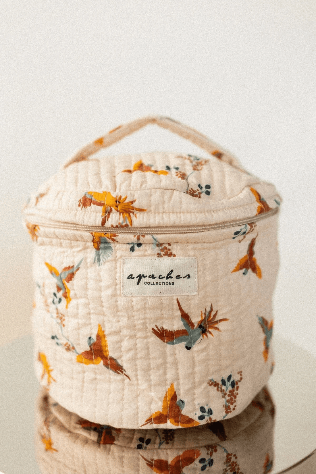 Vanity en tissu Tara Cerisier Macadamia - Apaches Collections - Lili Margaret