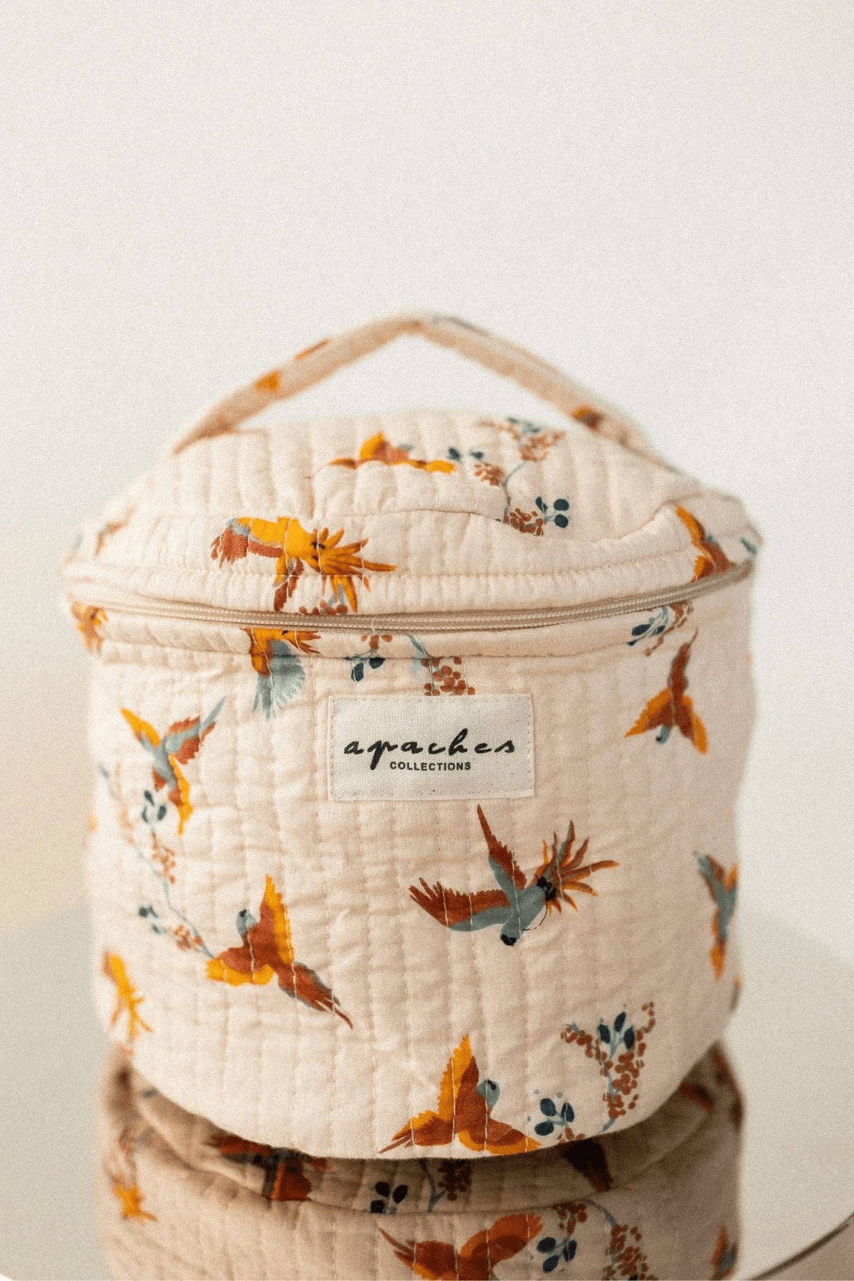 Vanity en tissu Tara Cerisier Macadamia - Apaches Collections - Lili Margaret