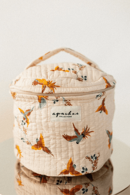 Vanity en tissu Tara Cerisier Macadamia - Apaches Collections - Lili Margaret