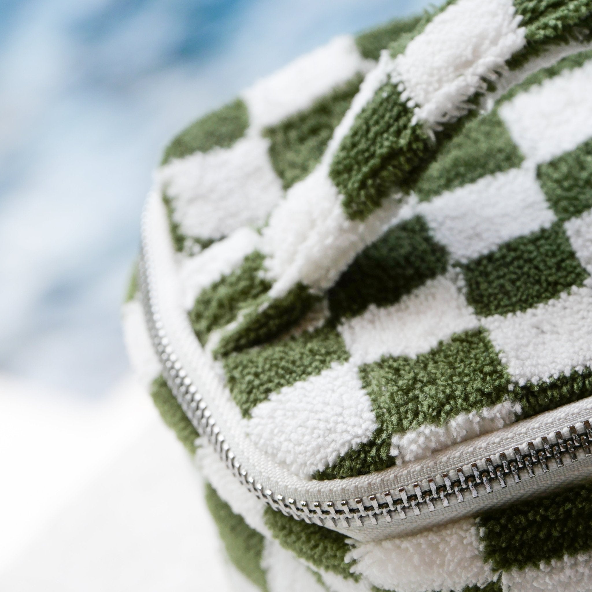 Vanity souple en éponge damier (5 coloris)