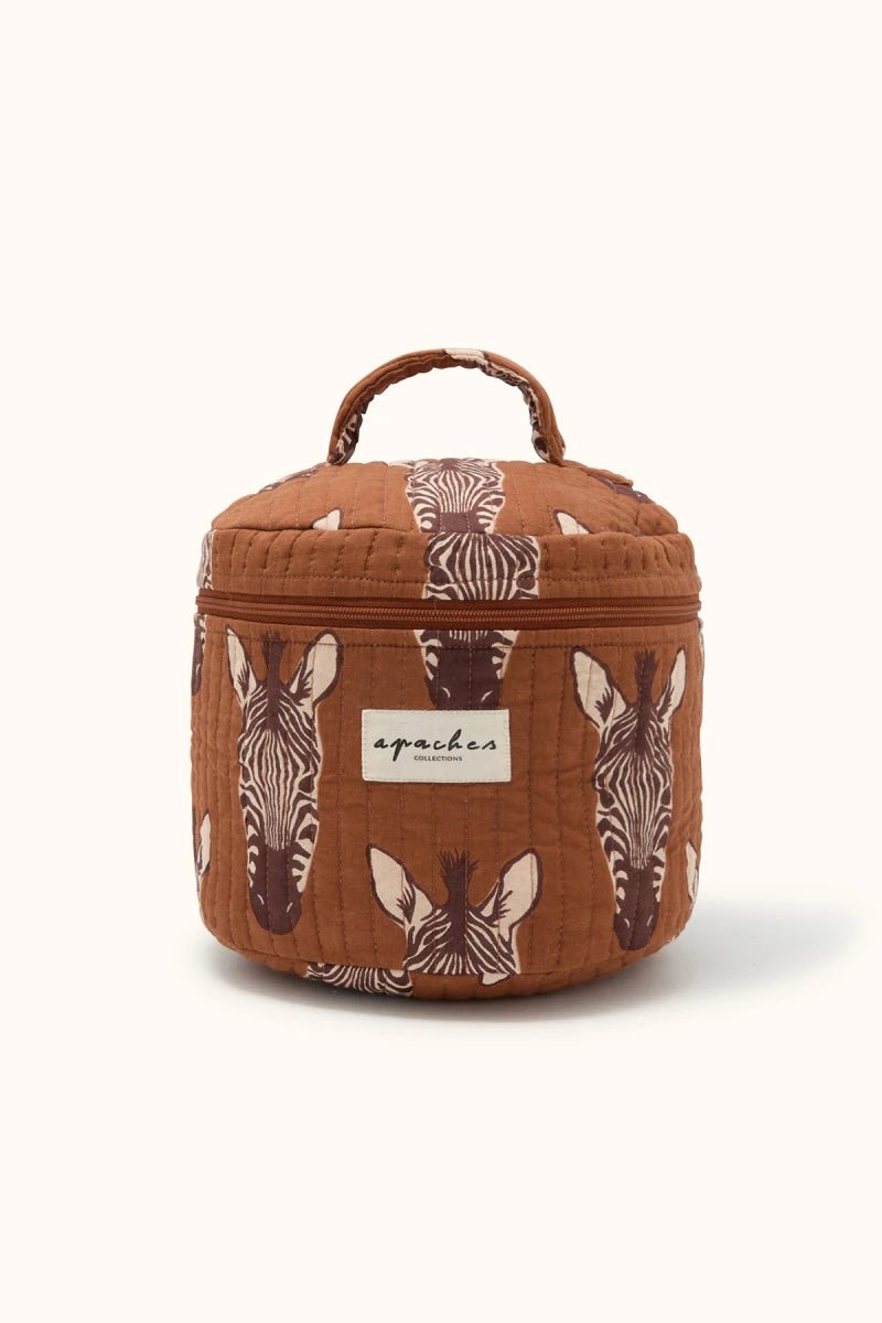 Vanity souple en tissu Tara Zèbre brown
