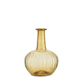 Vase en verre recyclé jaune - Madam Stoltz
