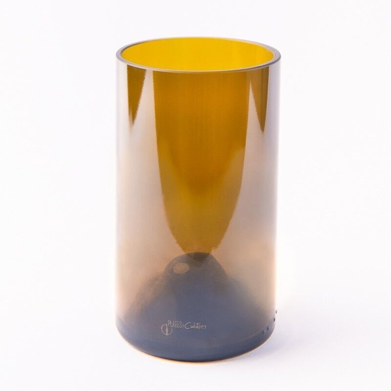 Verre cocktail vin recyclé brun - format long drink